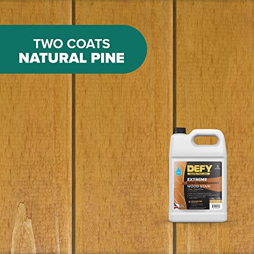 Defy Extreme Wood Stain Natural Pine 1-gallon - color: Natural Pine, size: 1 Gallon