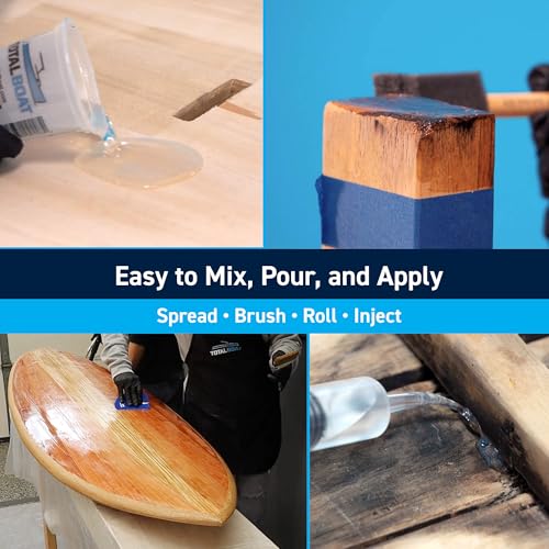 TotalBoat Clear Penetrating Epoxy Wood Sealer - 3 Gallon Kit, Traditional - size: 3-Gallon, style: Traditional