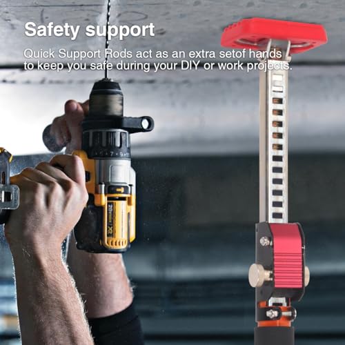 2 Pack Cabinet Jack Support Pole 35.4-63in Adjustable Telescopic Rod