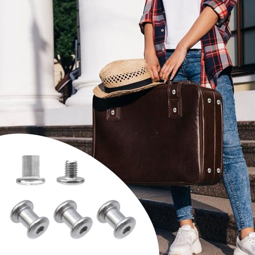 MY MIRONEY M6 x 12mmSilver Binding Post Screw, 10 Sets - color: Silver, size: M6 x 8mm x 15mm