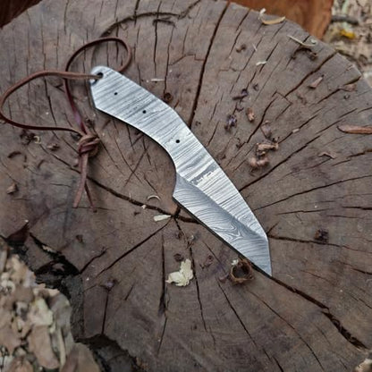 Kiridashi Knife Blank with Sheath, 3 inch Blade