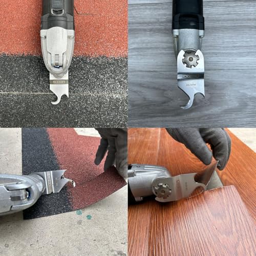 XXGO 6 Pcs Multitool Shingle Cutting Knife Hook Blade for Oscillating Tool - size: Multi Tool Knife Blade - 6 Pcs