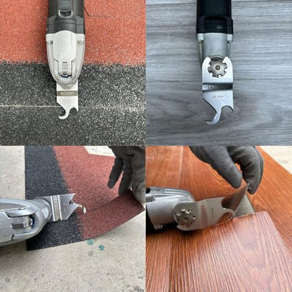 XXGO 6 Pcs Multitool Shingle Cutting Knife Hook Blade for Oscillating Tool - size: Multi Tool Knife Blade - 6 Pcs