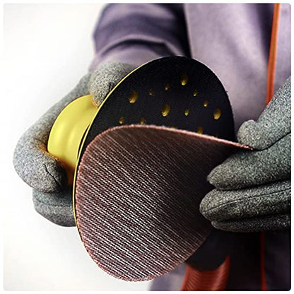 5 Inch Sanding Mesh | Micro Mesh Hook and Loop Sanding Discs | Dust Free Net Sandpaper | 50 Pack Assortment 80 | 100 | 120 | 220 | 320 Grit | Wet and Dry Sanding Screen | Anti-clog/Last Longer - style: Assortment