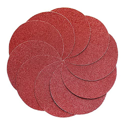 9 Inch PSA Sanding Discs, 40Grit, No-Hole Self Stick Aluminum Oxide, 10PCS - size: 40 Grit