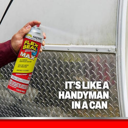 Flex Seal Spray Rubber Sealant Coating, Waterproof, Clear, 17 oz, 1-Pack - color: Clear, size: 17 oz (Pack of 1)