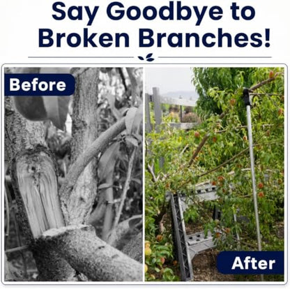 Tree Branch Support Pole & Crutch – Protect Limbs from Breaking (1-Pack) - color: Crutch & Post Set, size: 1-Pack