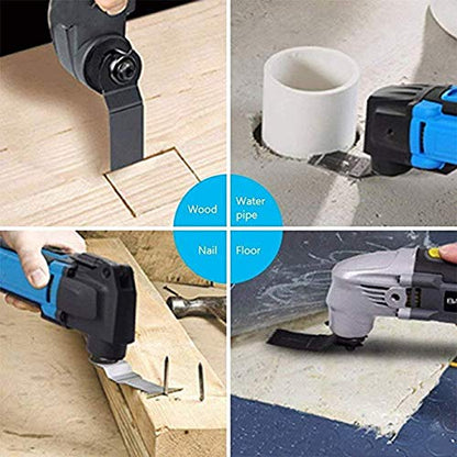 Oscillating Saw Blades, Diagtree 50pcs Wood Universal Quick Release Oscillating Saw Blades Compatible with Fein Dremel Dewalt Craftsman Ridgid Makita Milwaukee Rockwell Ryobi, etc - color: 50pcs Universal