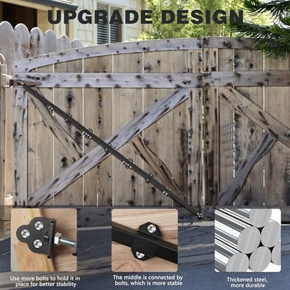 8' Telescopic Gate Brace,Extends from 52 to 98 Inches - size: 8' Telescopic (52" - 98")