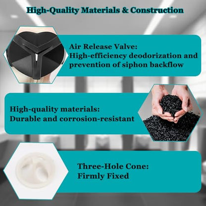 6-PCS V-551-A Vacuum Breaker Repair Kit, compatible with Sloan Regal flush valves, for replacing damaged or malfunctioning vacuum breakers in toilet tanks and urinal flush valves.