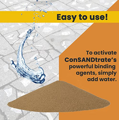 ConSandtrate Concrete Crack Filler - 3 lb. for Filling in Concrete Cracks on driveways, walkways and patios. (2, Gray)