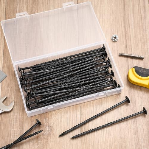 50 PCS #14 x 6” Lag Screws Heavy Duty Construction Screw - size: #14x6"