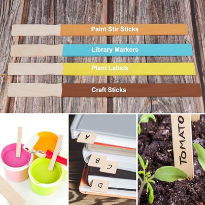 30 Pcs Wooden Paint Stirrers,12 Inch Mixing Sticks