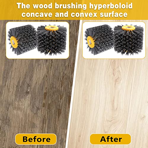 Shinboc 4.7 x 4 Inch Surface Conditioning Tool, 60 Grit Nylon Drawing Wheel - style: 60 Grit