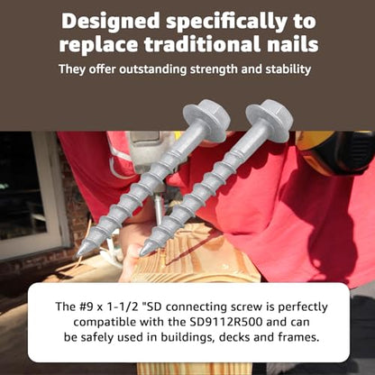 Joist Hanger Screws Galvanized #9 x 1-1/2" for Support Beam Hanger