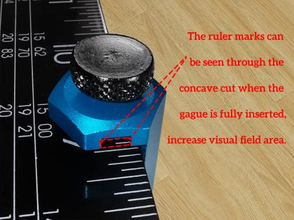 Stair Gauges for Framing Square and Rafter，Lengthen，Anti-Lost (Pair) - color: Blue