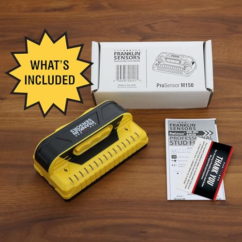 Franklin Sensors ProSensor M150/X990 9-Sensor Stud Finder, AC Wire Warning