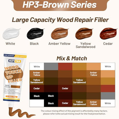 Hupeyna Wood Repair Kit, Wood Furniture Repair Kit - Brown Series - color: Brown Series