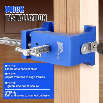 Cabinet Clamps, 4 Pack Cabinet Face Frame Installation Clamp
