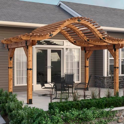 Ozco Ironwood Lite 6in x 6in Post Base Kit, 1 Pack, Black - size: 6x6, style: Ironwood Lite