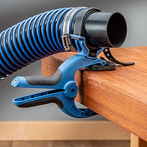 Rockler 2-1/2" Clamping Hose Holders (2-Pack) - Versatile Mounting Clamps