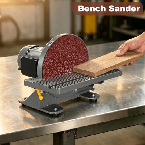 30Pcs 10 Inch Hook and Loop Sanding Discs, Sandpaper Pads for Bench Sander - style: 10 Inch Mix30PCS
