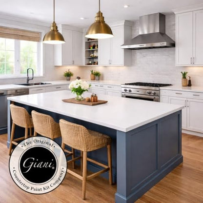 Giani Easy Epoxy Quartz Countertop Paint Kit (White Glass) - color: White Glass