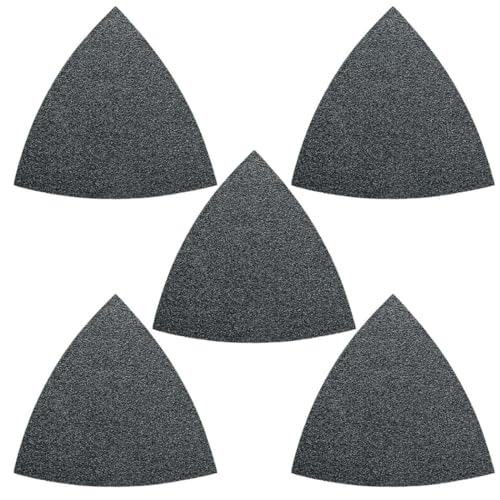 Fein Sanding Sheets with Hook & Loop Attachment - size: 100 Grit, 5-Pack