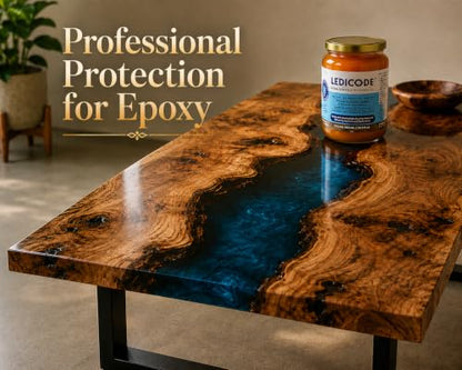 LEDICODE Advanced Polymer Wood Finish & Sealer, Plant-Based, 620ml - size: 620ml/ 20.9 Fl Oz