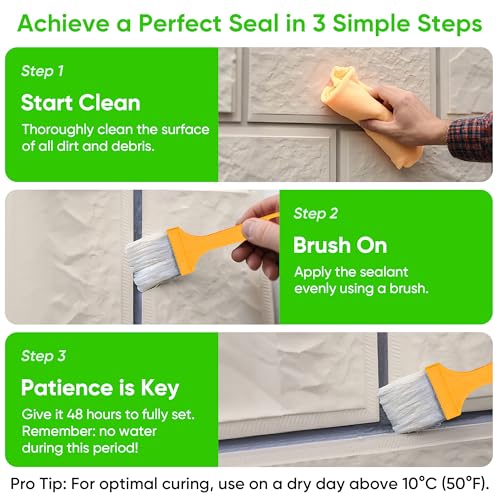 Transparent Waterproof Sealant 17oz - Invisible Protective Coating for Roof, Bathroom Tile & Walls, Indoor/Outdoor Waterproof Solution - size: 17OZ