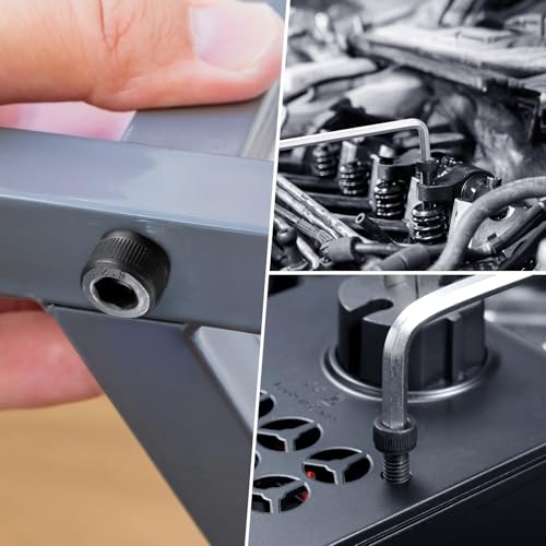 1300Pcs M2 Screws Assortment Kit,Hex Socket Head Cap Screws Bolts Nuts Washer Set,12.9 Grade Alloy Steel,Black Oxide M2 x 4/6/8/10/12/16/20mm,for 3D Printer,DIY Project - size: M2 1300PCS Socket Black