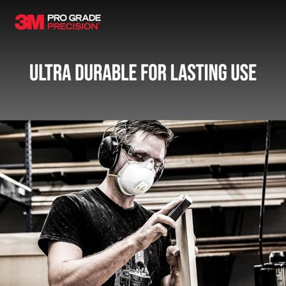 3M Pro Grade Precision 3-in-1 Sanding Sponge, 320 Grit X-Fine, 2 Sponges, Washable & Reusable, for Wood, Metal, Drywall, and Paint Finishing – Flexible Foam, Contoured, Angled, Flat - size: 2.5 in x 4.5 in x 1 in - 2 Sponges, style: 320 Grit X-Fine