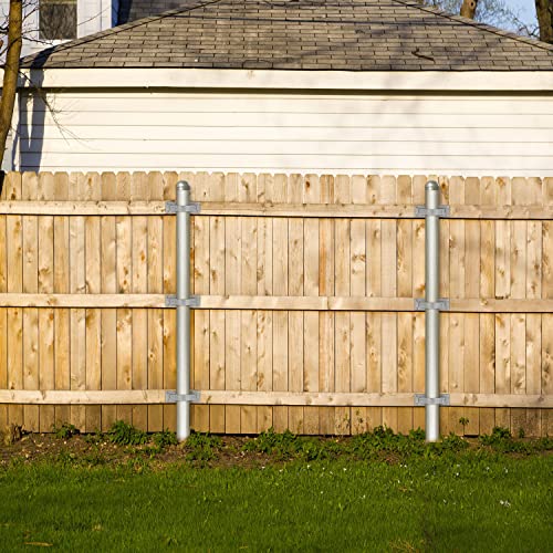 36 Pack Fence Brackets, Galvanized Wood Fence Frame, They use to Attach a Wooden Fence to a Chain Link, Anyone Wants to Convert Their Wooden Poles to Metal Poles - color: Set 36, size: Hot Dip Galvanized