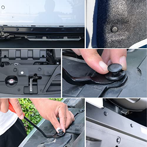 Nilight 120PCS Car Retainer Clips Fastener Remover 6mm 7.6mm 8mm 8.8mm - color: For GM Ford Honda Chrysler - 120 Clips 6mm 7.6mm 8mm 8.8mm 10mm