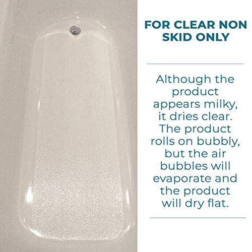 Tub Guard Clear Tub Grip & Shower Anti Slip Coating, 1 Gallon (90 Tubs) - color: Clear, size: 1 Gallon