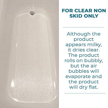 Tub Guard Clear Tub Grip & Shower Anti Slip Coating, 1 Gallon (90 Tubs) - color: Clear, size: 1 Gallon
