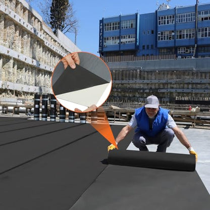 51 Mil EPDM Rubber Roofing Rolls - 39" x 16ft - size: 16 Feet