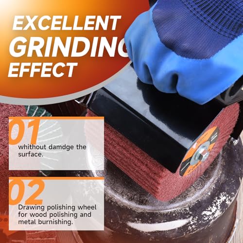 Surface Conditioning Tool 320 Grit Abrasive Drawing Polishing Drum - style: 320 grit