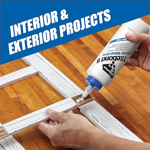 Titebond 4134 Extend Wood Glue Bottle, 16 oz. - size: 16 fluid ounces, style: Titebond II