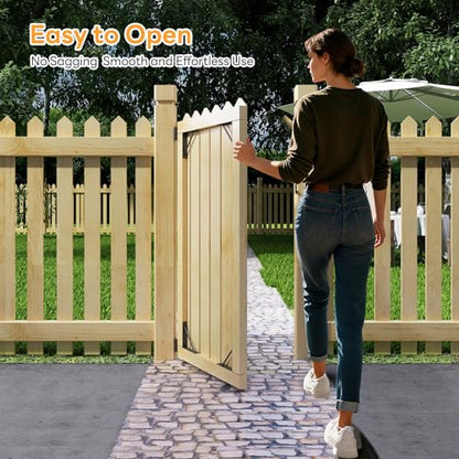 DIYHD Anti Sag Gate Kit with Left-Opening Latch, Black - color: Black Kit + Left Open Latch