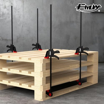 36" Bar Clamps, 2-Pack One-Handed Clamp/Spreader, 170lbs Load Limit