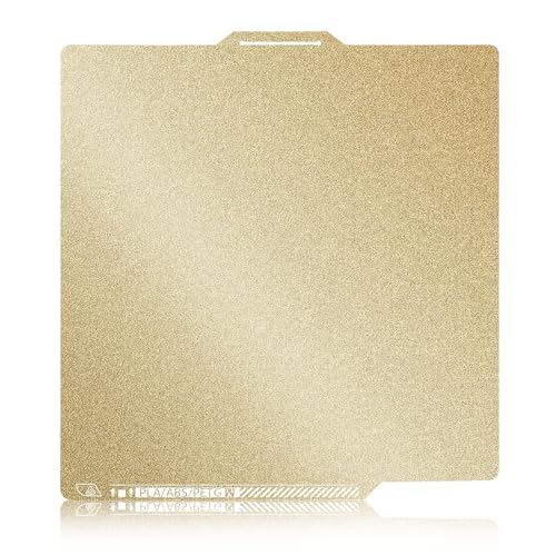 Dual-Sided Textured PEI Plate with QR Code for Bambu Lab A1/P1S/P1P/X1/X1C/X1E,256x256mm, with Identification Code Build Palte PLA PETG ABS Spring Steel Plate for Bambu Lab 3D Printer - color: Double Sided PEI with QR Code