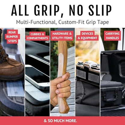 CatTongue Grips 2"x10' 2-Pk Grip Tape Roll, Non-Abrasive, Waterproof, Clear - color: Clear, size: 2" x 20'