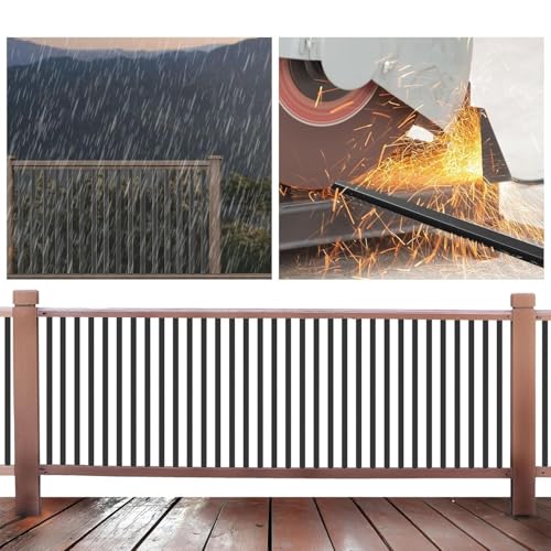 HZIU 26 Pack 36'' Rust-Resistant Deck Balusters,Deck Railing kit - size: 36 Inch