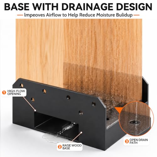 8x8 Post Base 4 Pack, Adjustable Deck Post Support, Fits 7.5'' x 7.5'' Wood - size: 8x8