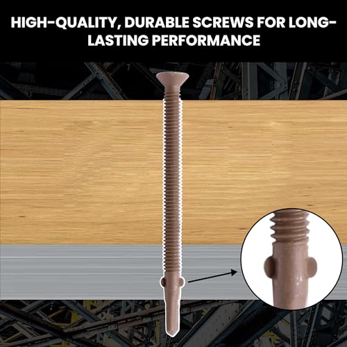 U-Turn 1/4-20 x 3-3/4 Flat Head Reamer with Wings, WAR Coated (20 Pack) - color: 1. Package Size - Small, size: (25375) 1/4"-20 x 3-3/4" WAR Coated