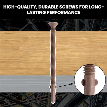 U-Turn 1/4-20 x 3-3/4 Flat Head Reamer with Wings, WAR Coated (20 Pack) - color: 1. Package Size - Small, size: (25375) 1/4"-20 x 3-3/4" WAR Coated