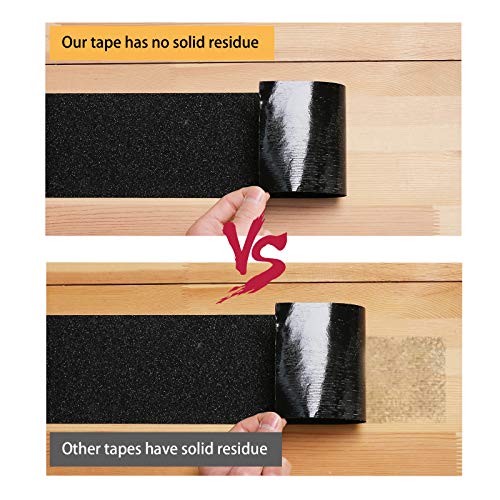 Grip Tape - Heavy Duty Anti Slip Tape, Grip Tape Grit Non Slip for Stairs Outdoor/Indoor, Waterproof High Traction Stairs Non Skid Tape, Durable Triple Layer Adhesive (8 Inch x 36 Feet) - size: 8 Inch x 36 Feet