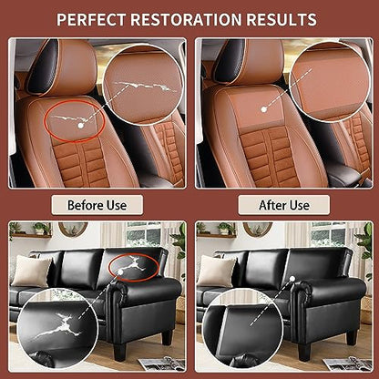 Leather Repair Patch Tape Kit, Self Adhesive Leather Repair for Furniture, Couch, Sofa, Car Seats,Office Chair,Vinyl Repair Kit.3.1inx60in - color: Dark Gray, size: 3.1 in x 60 in