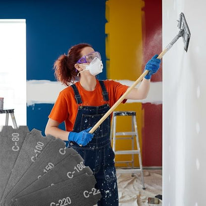 35 Pack Wall Sandpaper Screens for Drywall and Wet Sanding